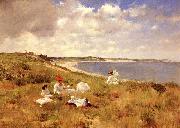 William Merritt Chase Idle Hours oil painting on canvas